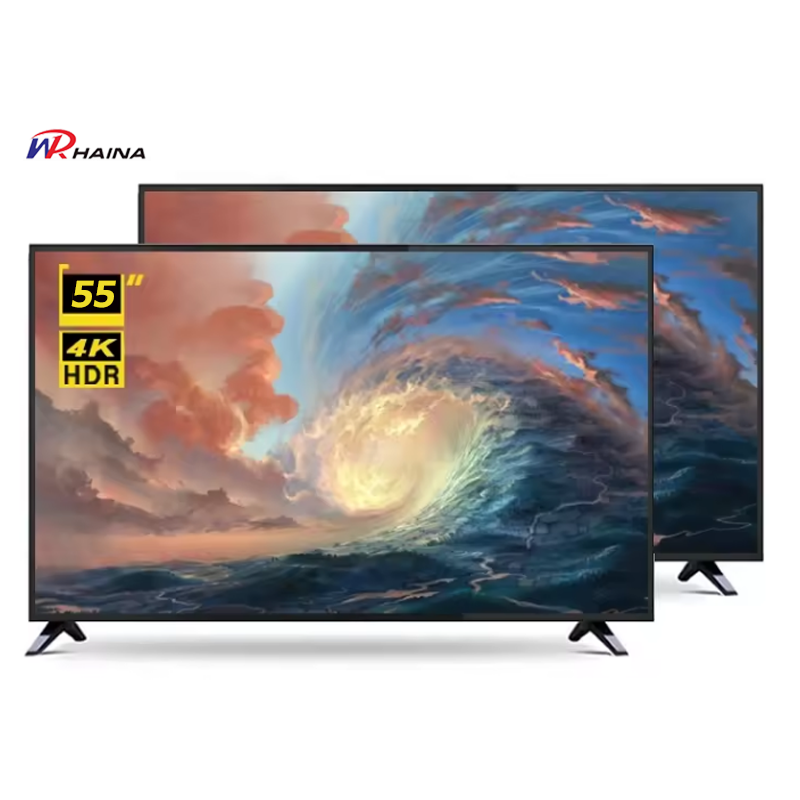 HAINA oem television 55 inch smart tv 4k ultra hd wholesale oem tv