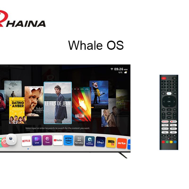 HAINA wholesale oem smart tv whale tv