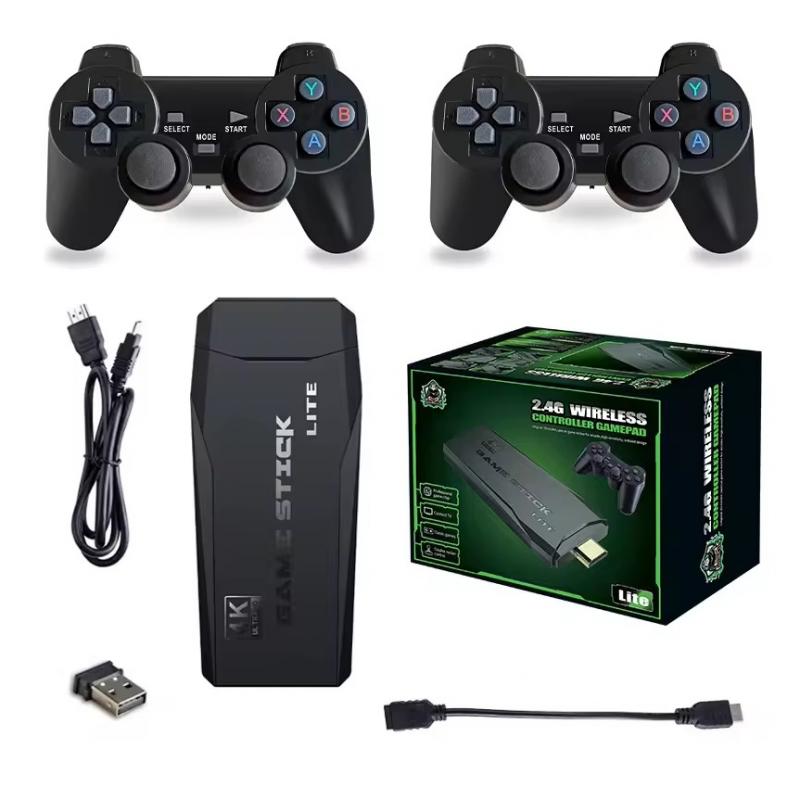 2026 M8 Series Game TV Stick with Dual Wireless Controllers | 64GB & 20,000+ Retro Games | MOQ 30 Units with 7-Day Fast Shipping
